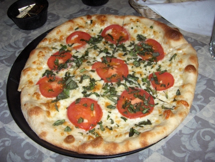 Margherita pizza