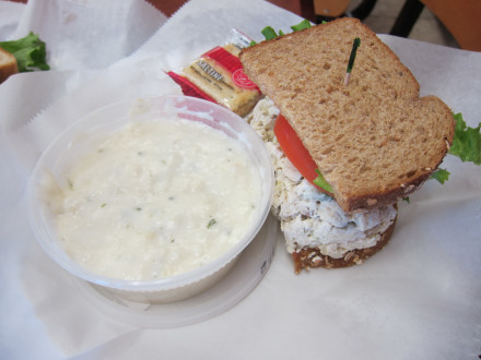 Chicken salad sandwich