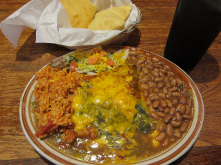 Christmas enchiladas