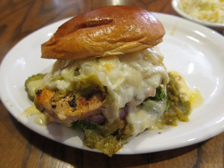 Chicken tampiquena sandwich