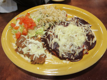 Red enchiladas