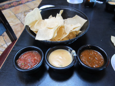 Chips and salsa are complimentary