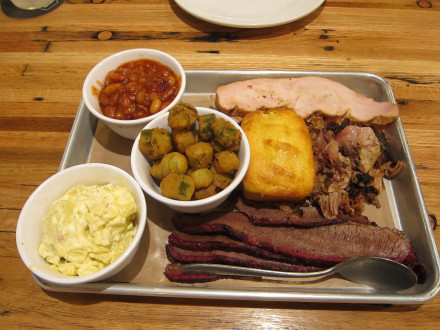 Three meat tray