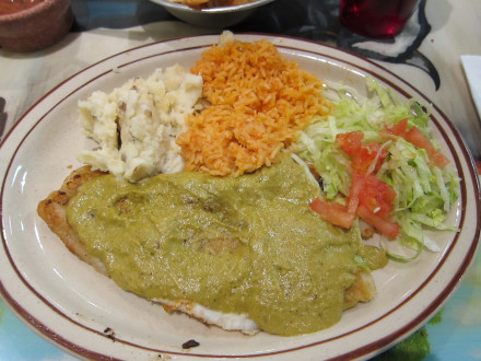 Filete poblana from Delicias Cafe