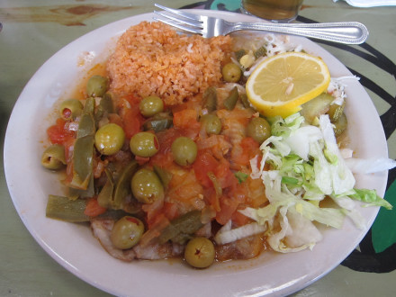 The pescado a la veracruzana is one of the most impressive I have had