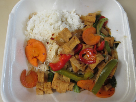 Stir fried ginger