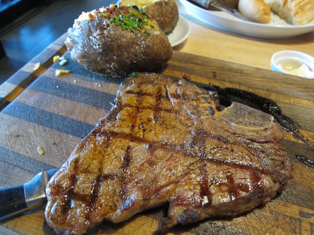 Porterhouse will easily feed two people